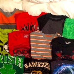 11 short sleeve med boys shirts